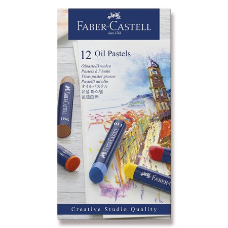 detail Pastely olejové Faber - Castell 12 barev