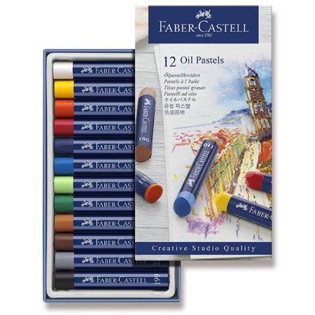 detail Pastely olejové Faber - Castell 12 barev