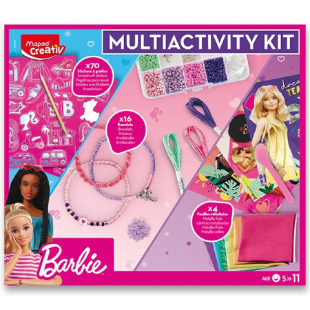 detail Kreativní sada Maped Creativ Barbie multiactivity kit 3V1