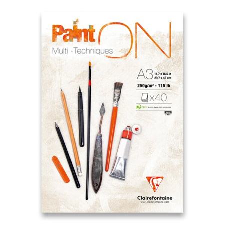 detail Blok A3 kreslící PaintOn White 250g 40 listů