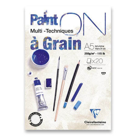 detail Blok A5 kreslící PaintOn Grain 250g 30 listů
