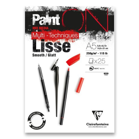 detail Blok A5 kreslící PaintOn Smooth 250g 25 listů