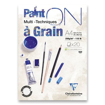 detail Blok A4 kreslící PaintOn Grain 250g 20 listů
