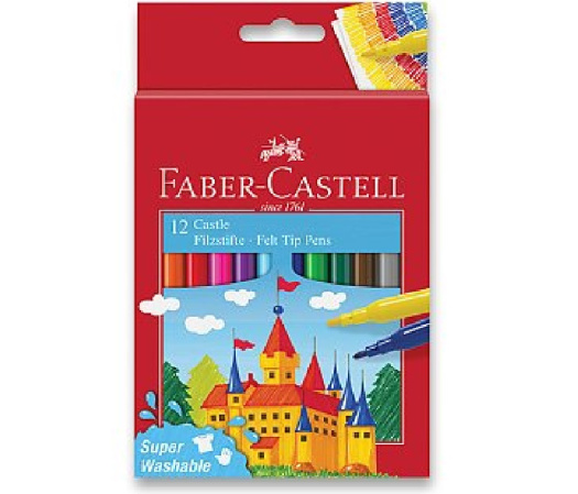 detail Fixy Faber-Castell kulaté12 ks /o