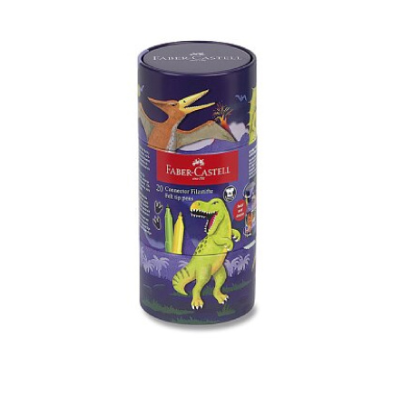 detail Fixy Faber-Castell Connector Dinosaurus Tuba 20ks /E