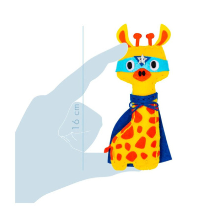 detail Kreativní sada Avenue Mandarine Přívěšek k ušití žirafa Pedro