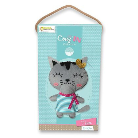 detail Kreativní sada Avenue Mandarine Dětské šití kočička Tina