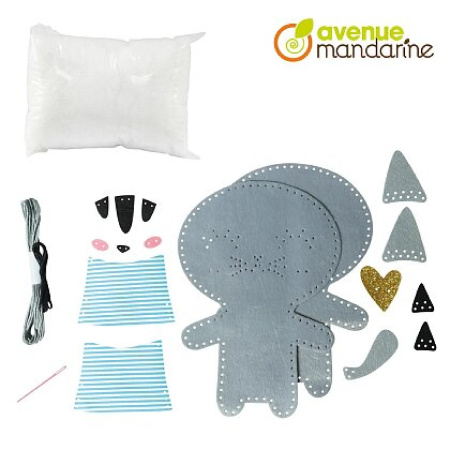 detail Kreativní sada Avenue Mandarine Dětské šití kočička Tina