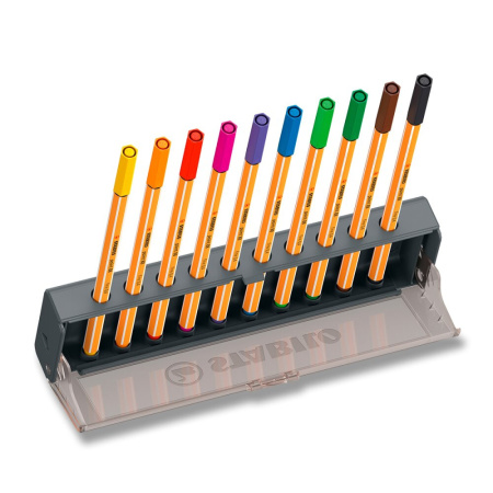detail Liner STABILO point 88 Click Set 10 barev