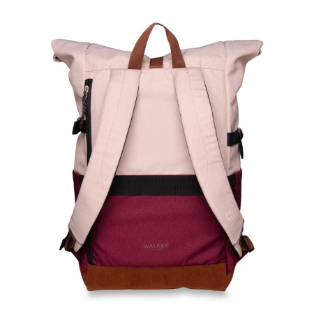 detail Batoh Walker Roll-up Two Popcorn/Maroon