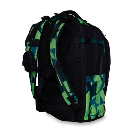 detail Batoh Walker Campus Neo Papercut Green