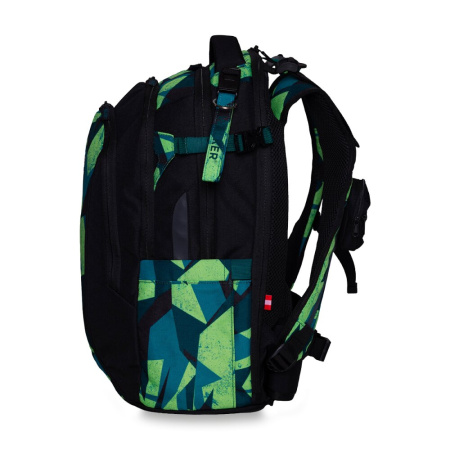 detail Batoh Walker Campus Neo Papercut Green