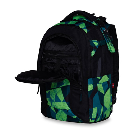 detail Batoh Walker Campus Neo Papercut Green