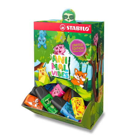 detail Zvýrazňovač Stabilo Boss mini Animal Vibes