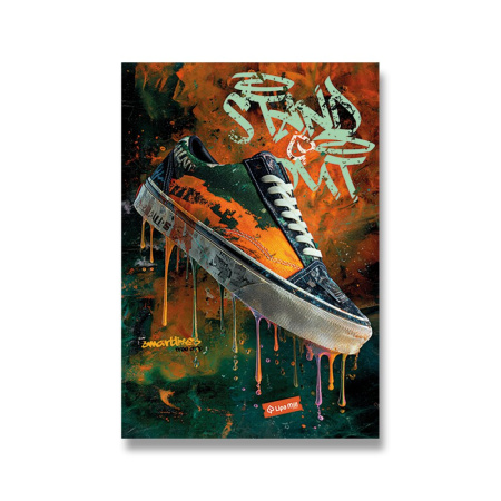 detail Sešit A5 linka 40 listů MAR-MAR Premium Sneakers 2026