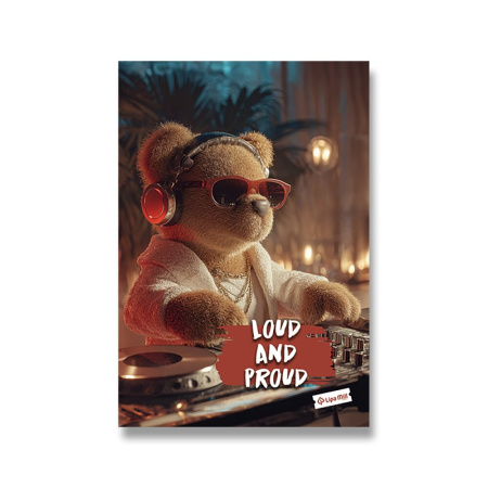 detail Sešit A5 linka 40 listů MAR-MAR Premium Teddy Bear 2026