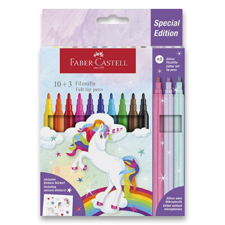 detail Fixy Faber-Castell Unicorn 10+3