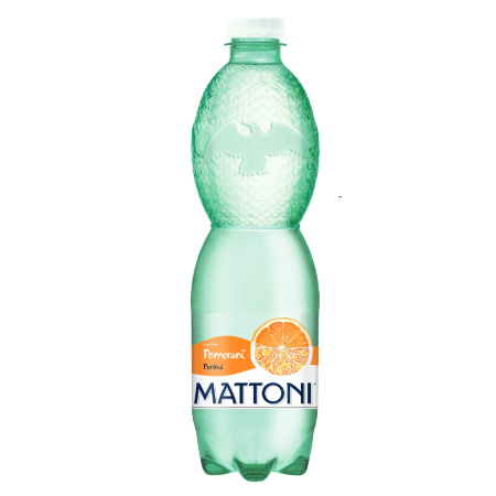 detail Voda Mattoni 0,5 l pomeranč