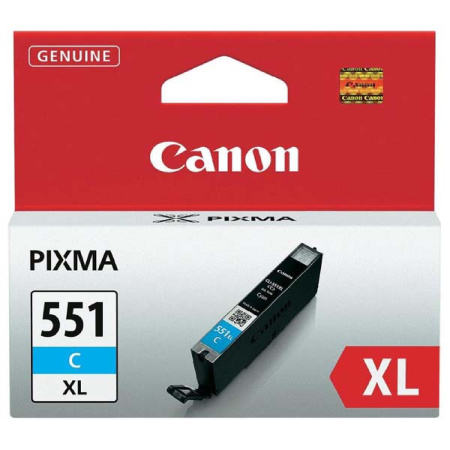 detail Cartridge Canon CLI-551 XL (modrá)