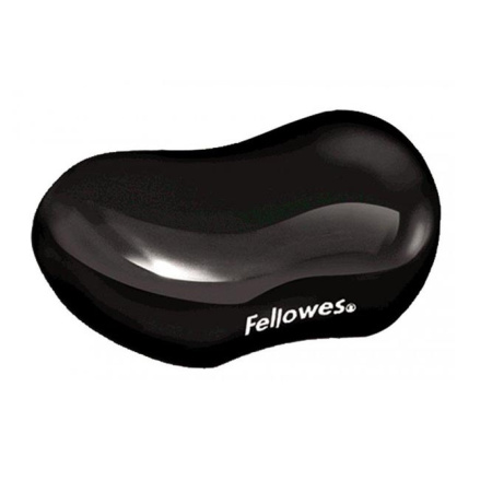detail Podložka pod myš CRYSTAL Fellowes ergonomická gelová černá