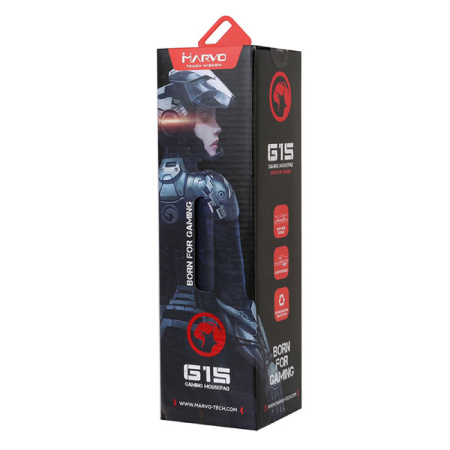 detail Podložka pod myš 35,2 x25,2 cm Marvo G15 herní černá /E