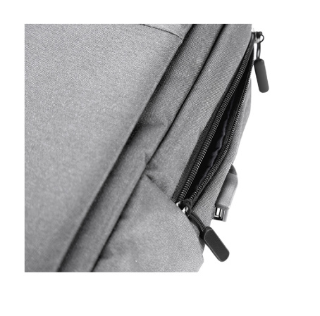 detail Batoh na notebook Marvo 15,6 šedý z nylonu USB nabíjení/E