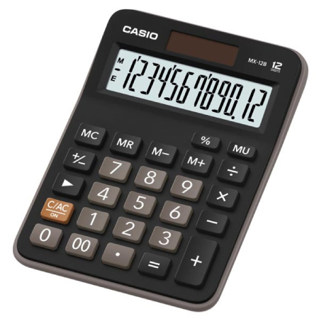 detail Kalkulačka Casio MX 12 B stolní černá