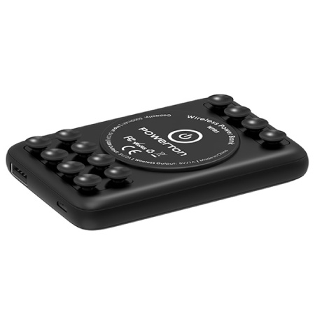 detail PowerBank Powerton Li-ion 12V 5000 mAh přísavky k telefonu čer