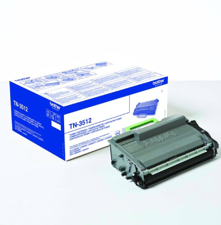 detail Toner Brother originální TN3512, black, 12000str., Brother HL-L6400DW
