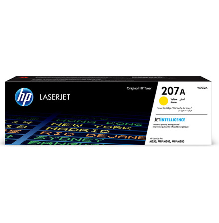 detail Toner HP 207A W2212A 1250str. (žlutý)