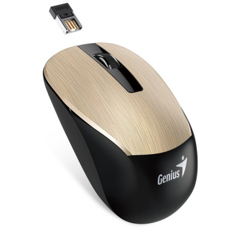 detail Myš bezdrátová Genius NX-7015 1600DPI zlatá /E