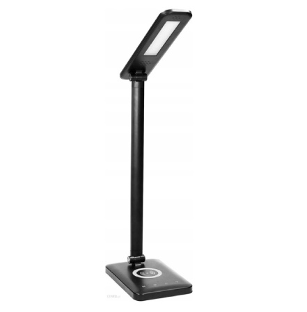 detail Stolní lampa Isiyo, hliník+ABS, černá, 390lm,3 druhy svícení, IP20, bezdrdrátov