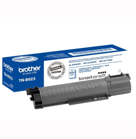 detail Toner Brother TNB023 2000str.black černý