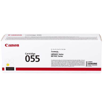 detail Toner Canon 055 Y 2100 str.žlutý