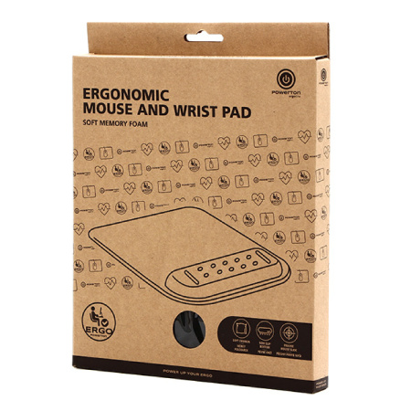 detail Podložka pod myš 25 x 21 cm pěnová Power Ergoline dakr black /o