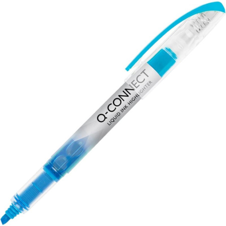 detail Zvýrazňovač Q-Connect Highlighter modrý