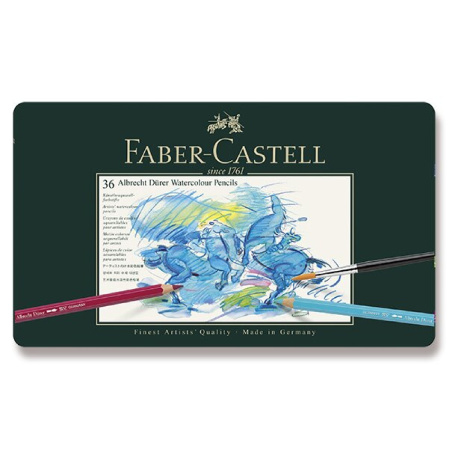 detail Pastelky akvarelové Albrecht Dürer Faber-Castell 36ks