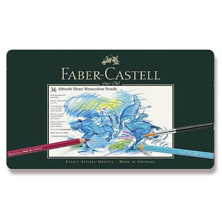 detail Pastelky akvarelové Albrecht Dürer Faber-Castell 36ks
