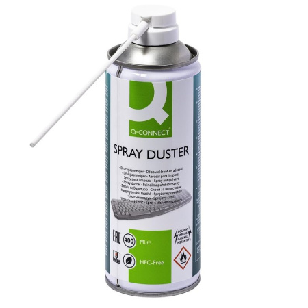 detail Odstraňovač prachu Q-Connect hořlavý 400 ml