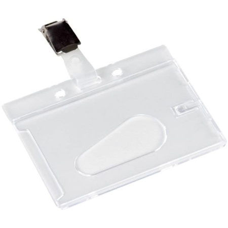 detail Visačka Q-Connect pevná s klipem 10 ks