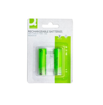 detail Baterie nabíjecí AA Q-Connect 2 600 mAh 2 ks /E
