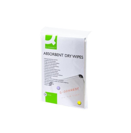 detail Utěrky hydrofilní Q-Connect 20 ks