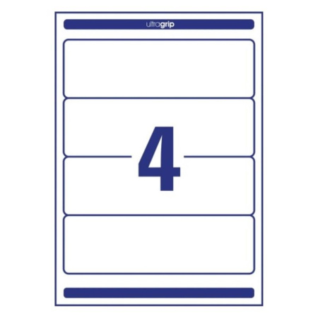 detail Etikety na pořadače 192 x 61 mm Q-Connect 400 ks bílé /E