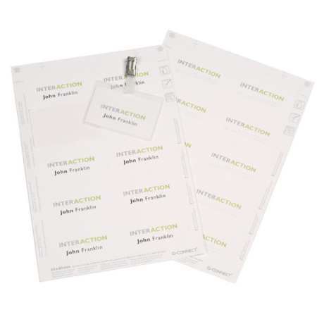 detail Jmenovky Q-Connect 54 x 90 mm 250 ks