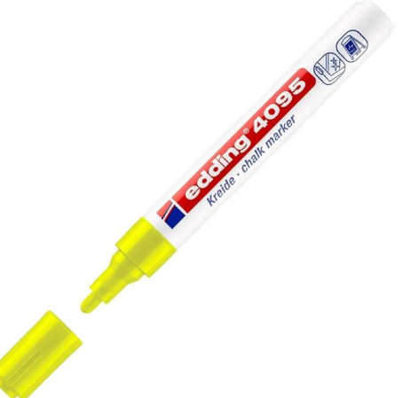 detail Popisovač křídový Edding 2,0-3,0mm 4095 žlutý/E