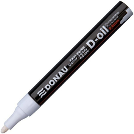 detail Popisovač lakový 2,8mm Donau bílý