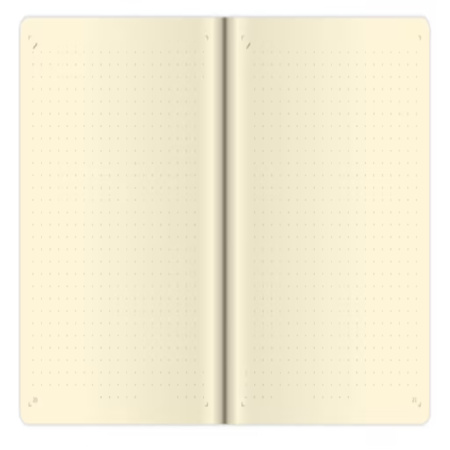 detail Zápisník Flip A5 tečkovaný - modro/bílá