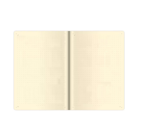 detail Zápisník Flip A5 tečkovaný - černo/zelená