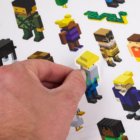detail Samolepky Stickers 24056 Minecraft