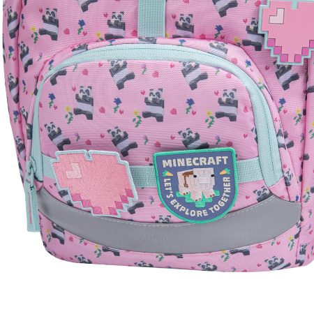 detail Batoh Baagl Airy Minecraft Panda